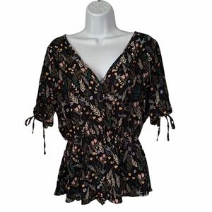 Mod Cloth Jessy B floral top size XL